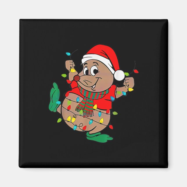 Imã Papais noeis bonitos Gus Luzes de Natal (Frente)