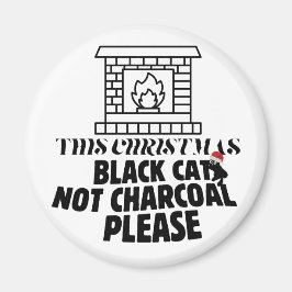 Imã Papais noeis carvões engraçados do X'mas blackcat