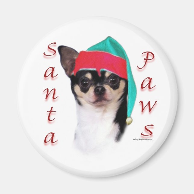 Imã Papais noeis Chihuahua Paws (Frente)