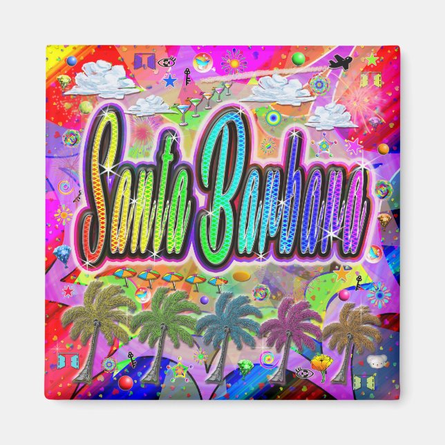 Imã Papais noeis com o Magnet Barbara Vista Express (Frente)