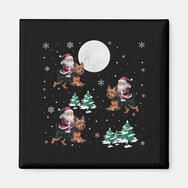 Imã Papais noeis De Árvores Do Xmas Andando Yorkshire  (Frente)