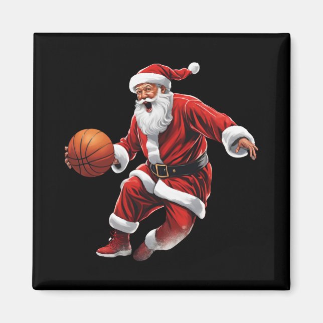 Imã Papais noeis de basquete Slam Dunk Ugly Natal (Frente)