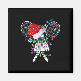 Imã Papais noeis de Natal Badminton Xmas Desportistas