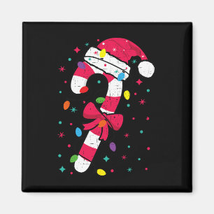 Imã Papais noeis de Natal Candy Cane Xmas Kids Toddler