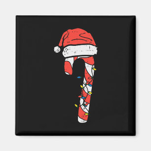 Imã Papais noeis de Natal Candy Cane Xmas Kids Toddler