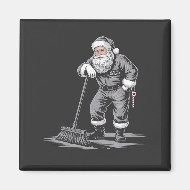 Imã Papais noeis de natal com limpeza Xmas (Frente)