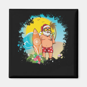 Imã Papais noeis de Natal de julho Surfer de Verão do