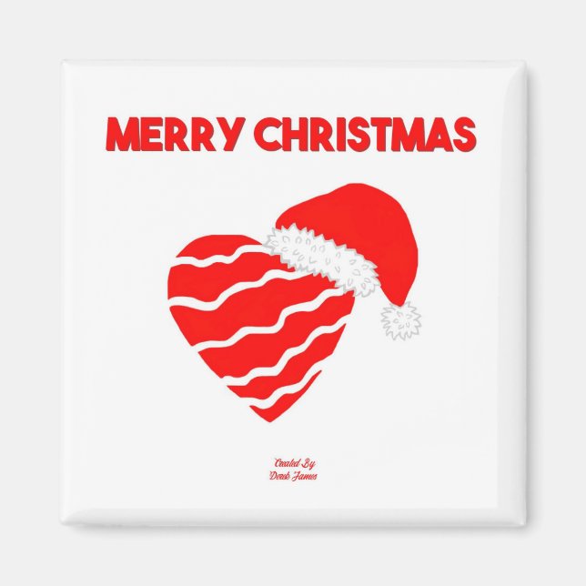 Imã Papais noeis de Natal Magnet 2 Polegadas ao Quadra (Frente)