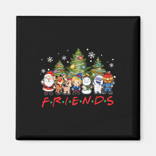 Imã Papais noeis de Natal Rudolph Snowman Família Xma