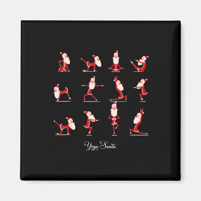 Imã Papais noeis de Natal Yoga Papais noeis de dose Na (Frente)