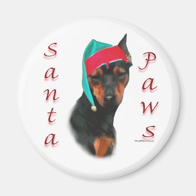 Imã Papais noeis de Pinscher Miniatura (Frente)