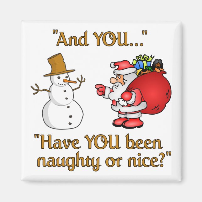 Imã Papais noeis e ímã Snowman (Frente)