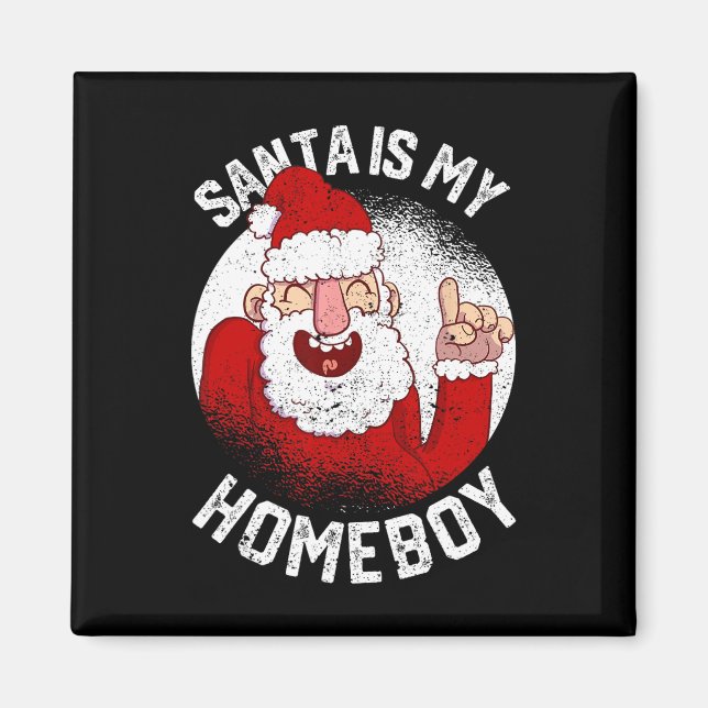 Imã Papais noeis É Meu Ficar em casa De Natal Divertid (Frente)