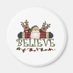 Imã Papais noeis e Reindeer Acredite