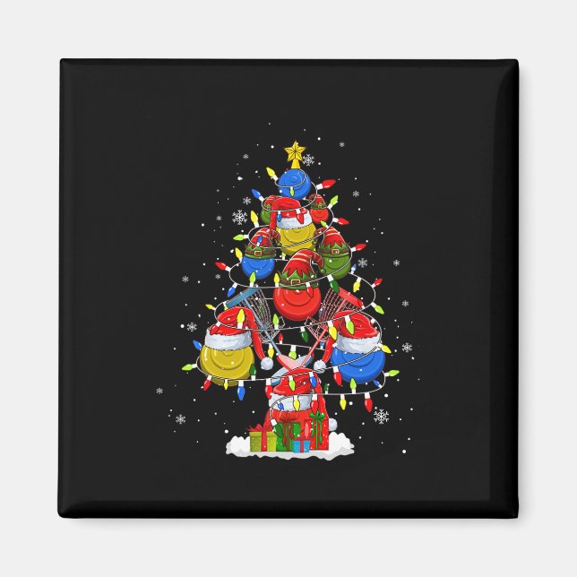 Imã Papais noeis Elf Disk Golf Ball Tools Xmas Tree Me (Frente)