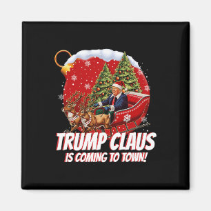 Imã Papais noeis Engraçados Trump Claus Está Chegando
