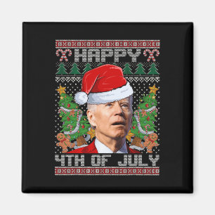 Imã Papais noeis Joe Biden Happy 4 De Julho Natal Feio