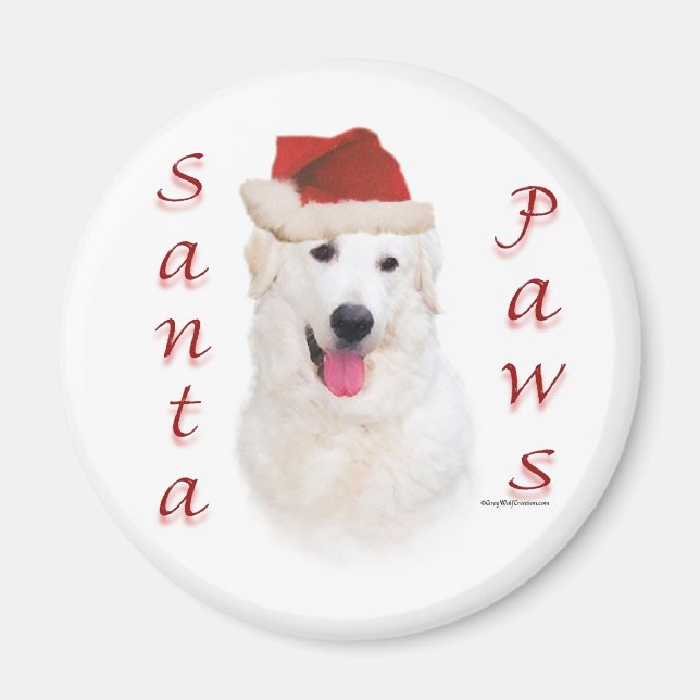 Imã Papais noeis Kuvasz Paws (Frente)
