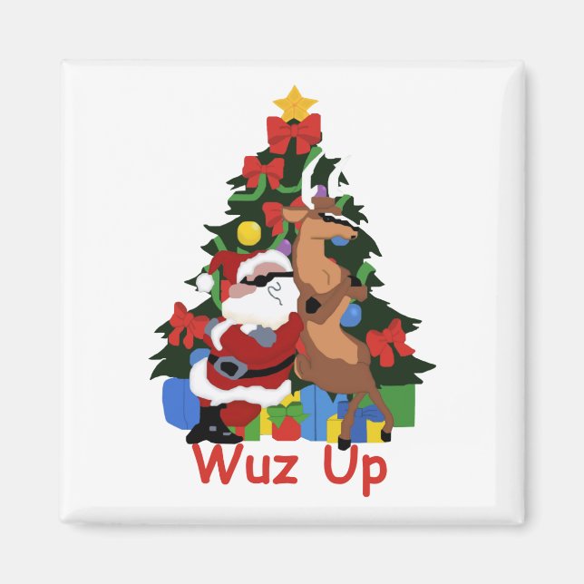 Imã Papais noeis legal e ímã para renas (Frente)