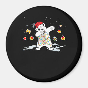 Imã Papais noeis Luzes de Natal do Urso Polar suportam