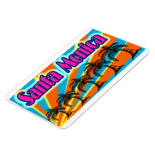 Ímã Papais noeis Mônica 5 Palm Trees Magnet