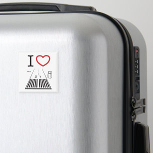 Imã Papais noeis Mônica Airport Runway 21 íman quadrad