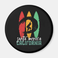 Papais noeis Monica Beach California - Retro Surfi