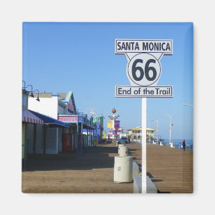 Imã Papais noeis Monica Route 66 Magnet!