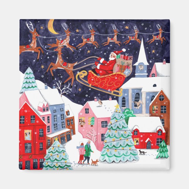 Imã Papais noeis Noite antes da Vila Nórdica de Natal (Frente)