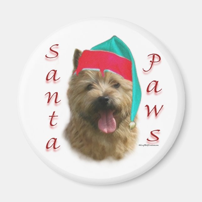 Imã Papais noeis Norwich Terrier Paws (Frente)
