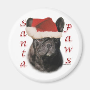 Imã Papais noeis para Bulldog Francês (preto)