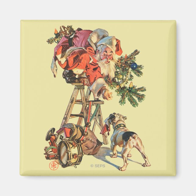 Imã Papais noeis para cima de uma escada (Frente)