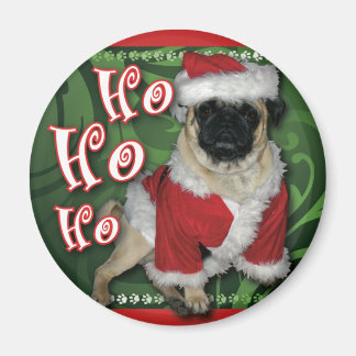 Imã Papais noeis Pug Round Magnet
