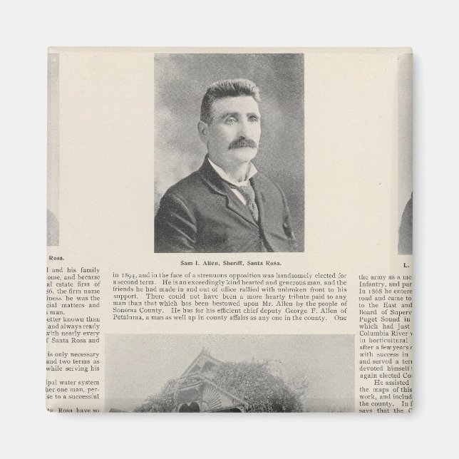 Imã Papais noeis Rosa, Califórnia (Frente)