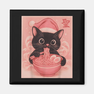 Imã Papais noeis Rosa De Gato De Natal Kawaii Anime Ra