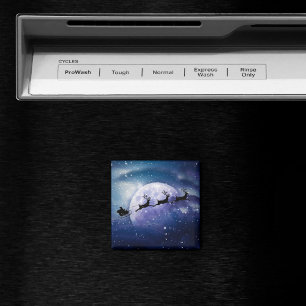Imã Papais noeis Sleigh Fantasy Galaxy Night Sky