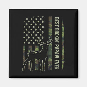 Imã Papaw Camo American Flag Deer Hunting da melhor fo