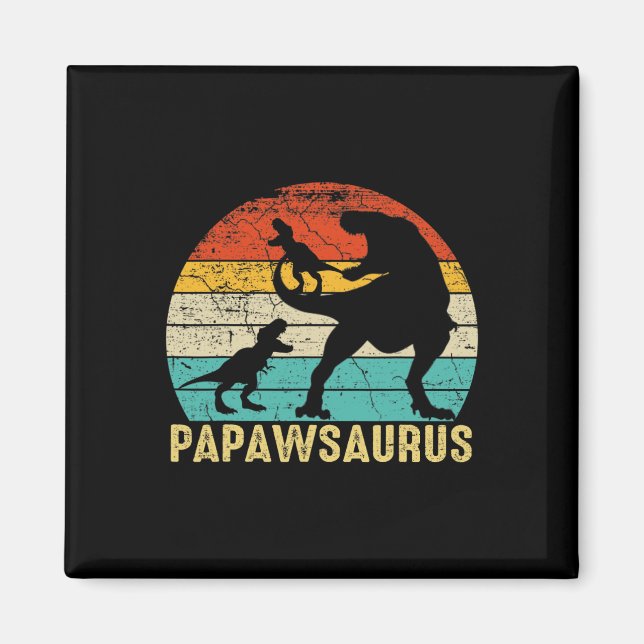 Imã Papawsaurus Rex Papaw Dinossauro 2 Dia dos Pais Cr (Frente)