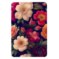 Papel de parede com padrão floral