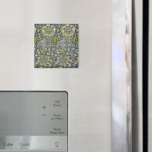 Imã Papel de Parede Floral William Morris Kennet Azul