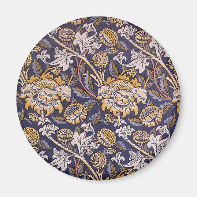 Imã Papel de Parede Floral William Morris Wey  (Frente)