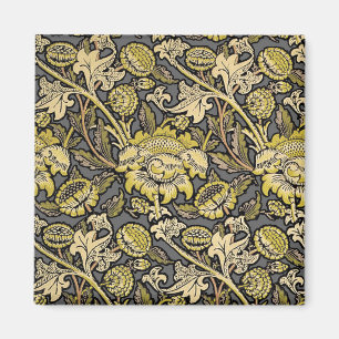 Imã Papel de parede floral William Morris Wey Artes Of