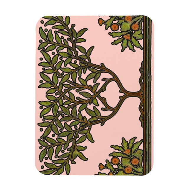 Ímã Papel de Parede Friso Floral de William Morris (Vertical)