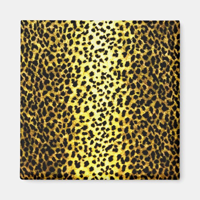 Imã Papel de parede Leopardo (Frente)