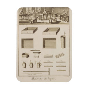 Ímã Papel marmoreando, da "enciclopédia" por Denis D