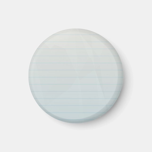 Imã Papel Vinculado a Notebook Espiral (Frente)