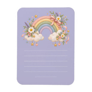 Ímã Papelaria Arco-íris Pastel