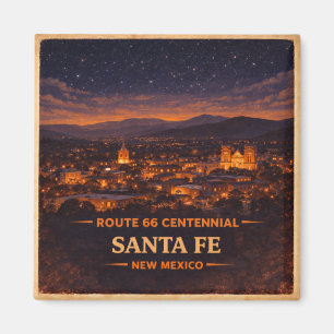 Imã Papelaria de Viagem do Centenário da Rota 66 de Sa
