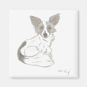 Imã Papillon Sketch Magnet