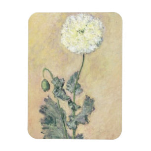 Ímã Papoila branca de Claude Monet , 1883